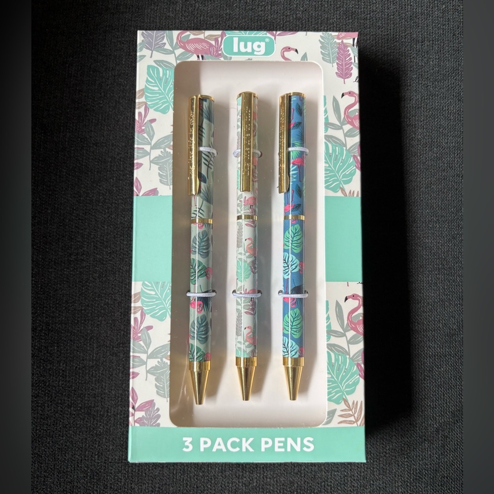 Lug Scribble Pens 3-pack – Flamingo